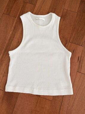 Brand new OAK AND FORT white ribbed tank